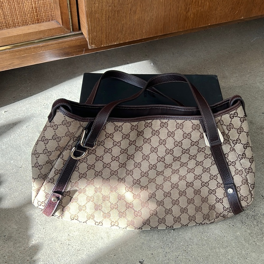 Gucci Canvas Pelham Shoulder Bag